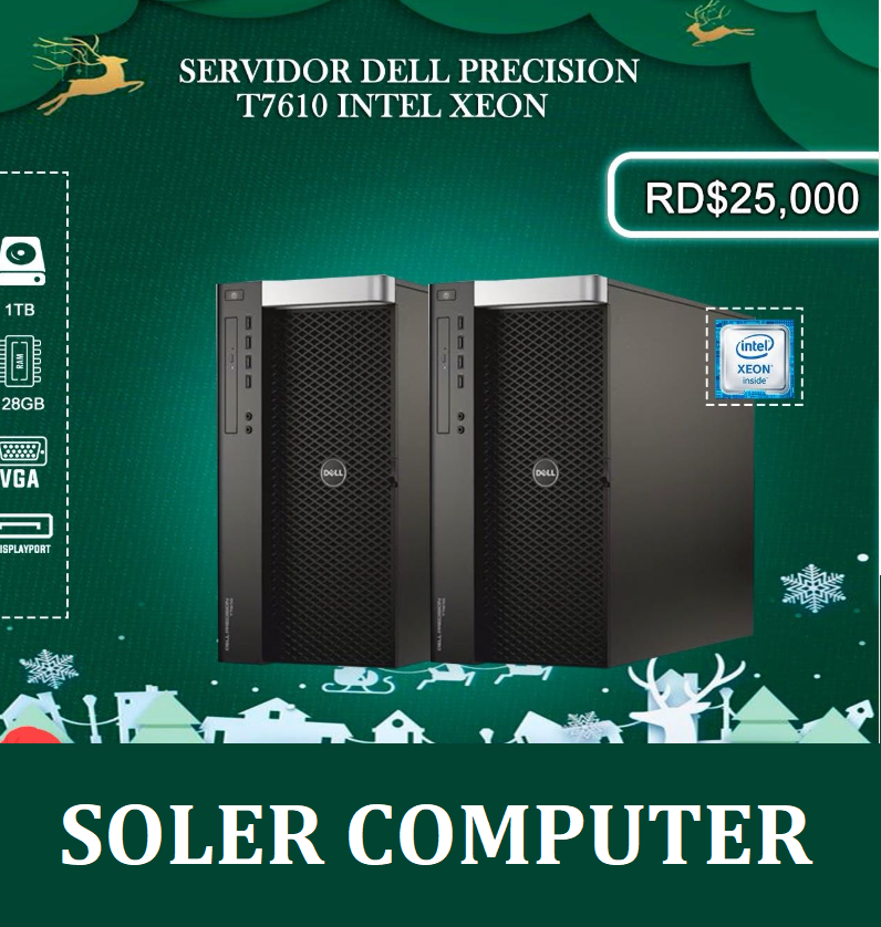 computadoras y laptops - Servidor Dell precision T7610  Procesador Intel  0