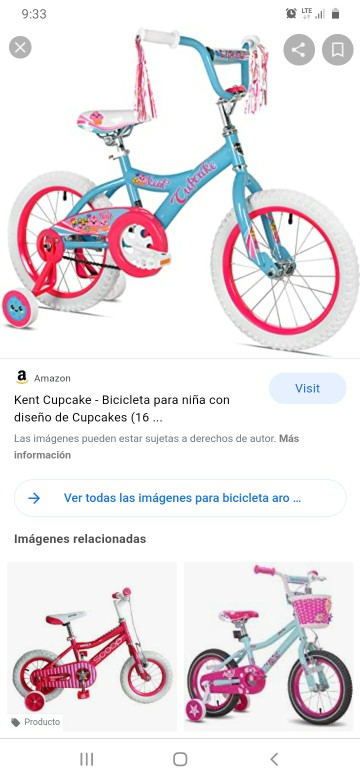Compro bicicleta para niña