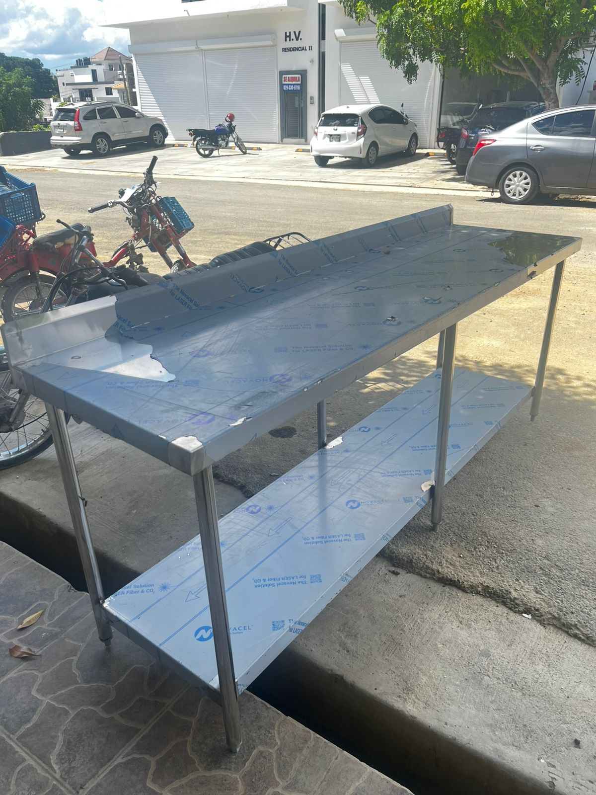 equipos profesionales - Mesa de Trabajo Acero Inoxidable calibre 16 3