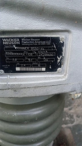 Wacker neuson Bs50-4s