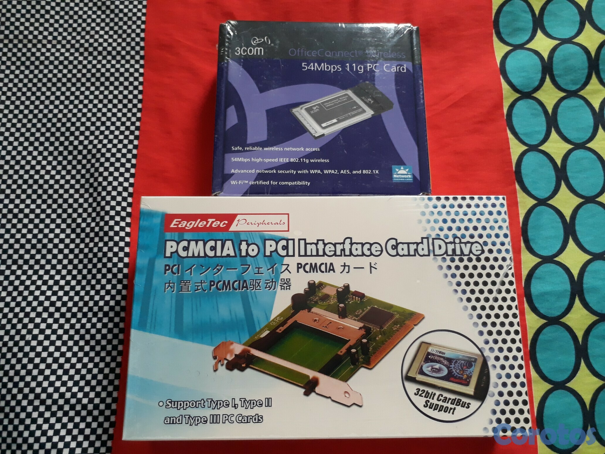 computadoras y laptops - Tarjeta WiFi PCMCIA más PCI para PCMCIA - COMBO 1