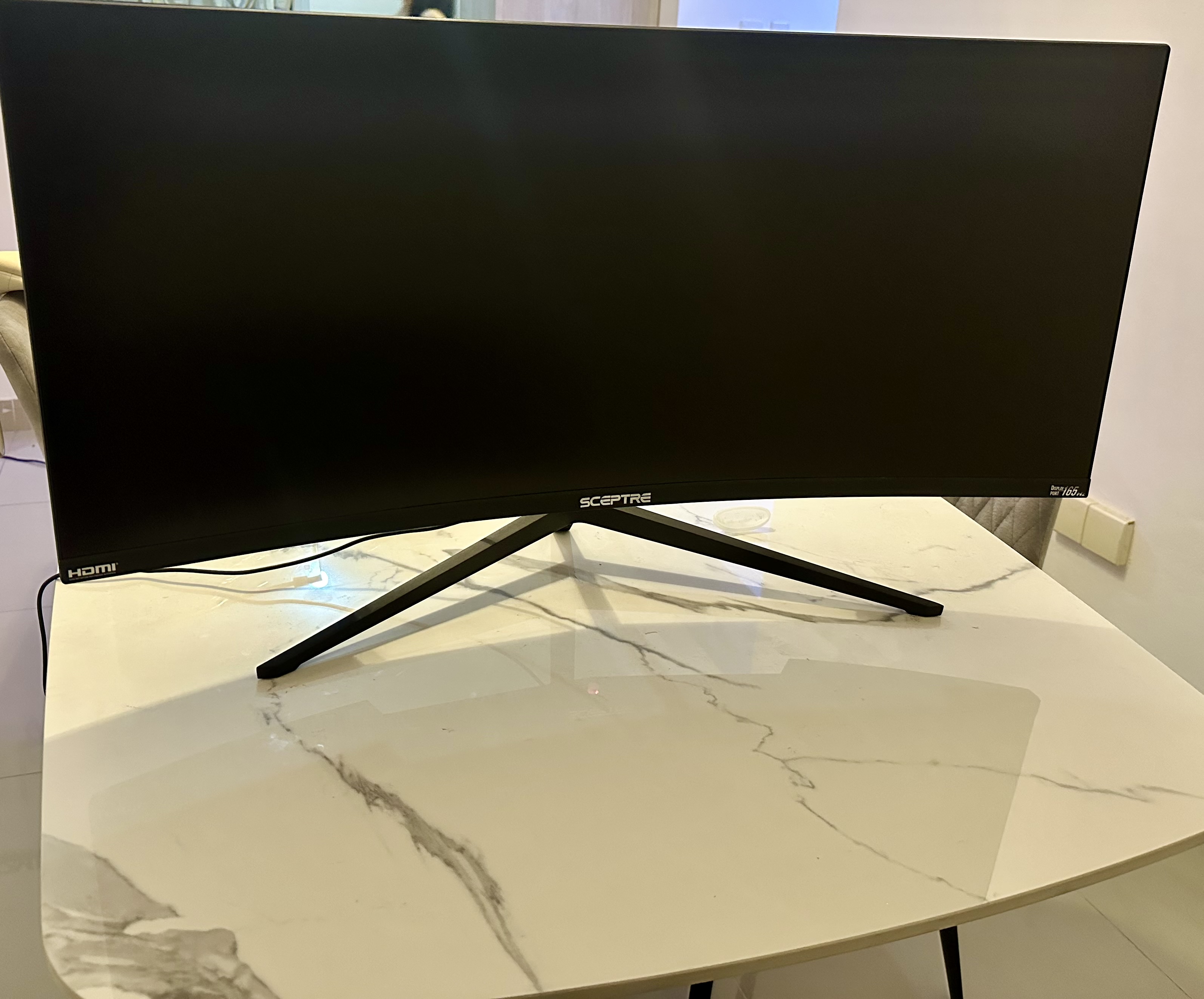 computadoras y laptops - Monitor Gamer Ultrawide 34” Sceptre C345B-QUT168 – 3