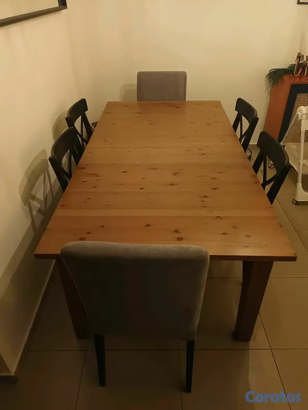 muebles y colchones - Comedor con 6 sillas 2