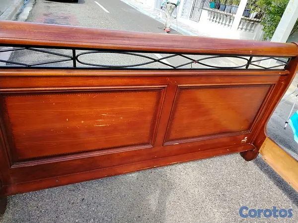 muebles y colchones - juego de cama King (trineo) 6