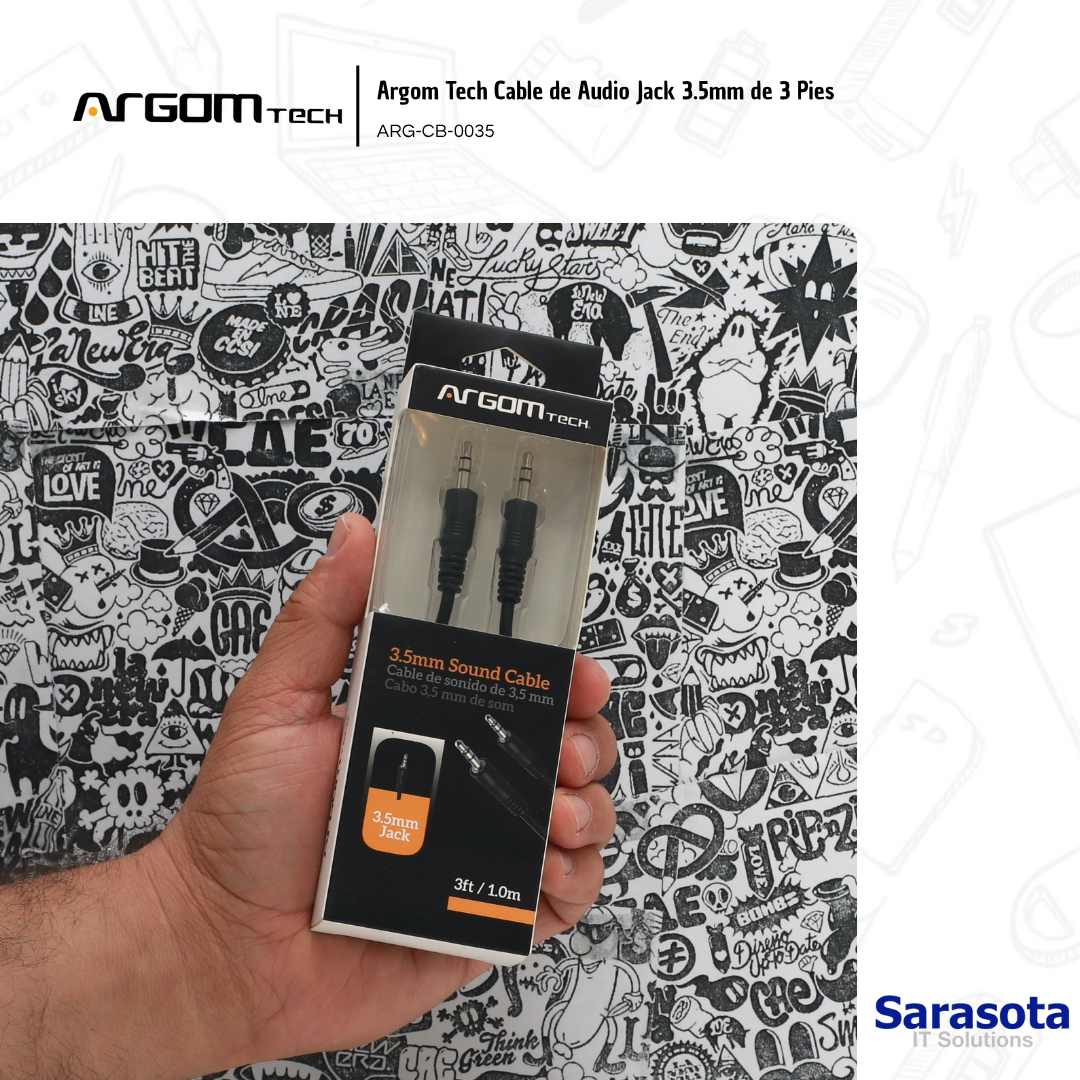 accesorios para electronica - Argom Tech Cable de Audio Jack 3.5mm de 3 Pies 1