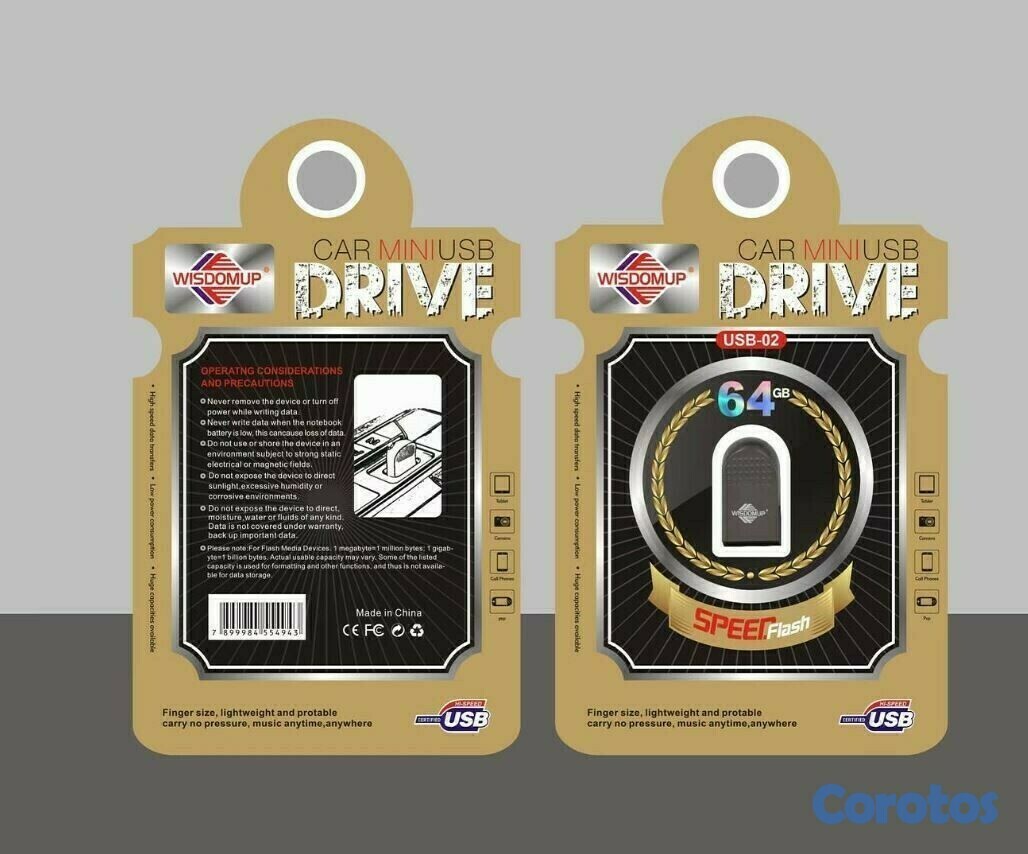 computadoras y laptops - Mini memoria usb de 64gb almacenamiento 1