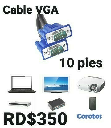 otros electronicos - Cable HDMI y VGA en diferentes tamaños y modelos 2