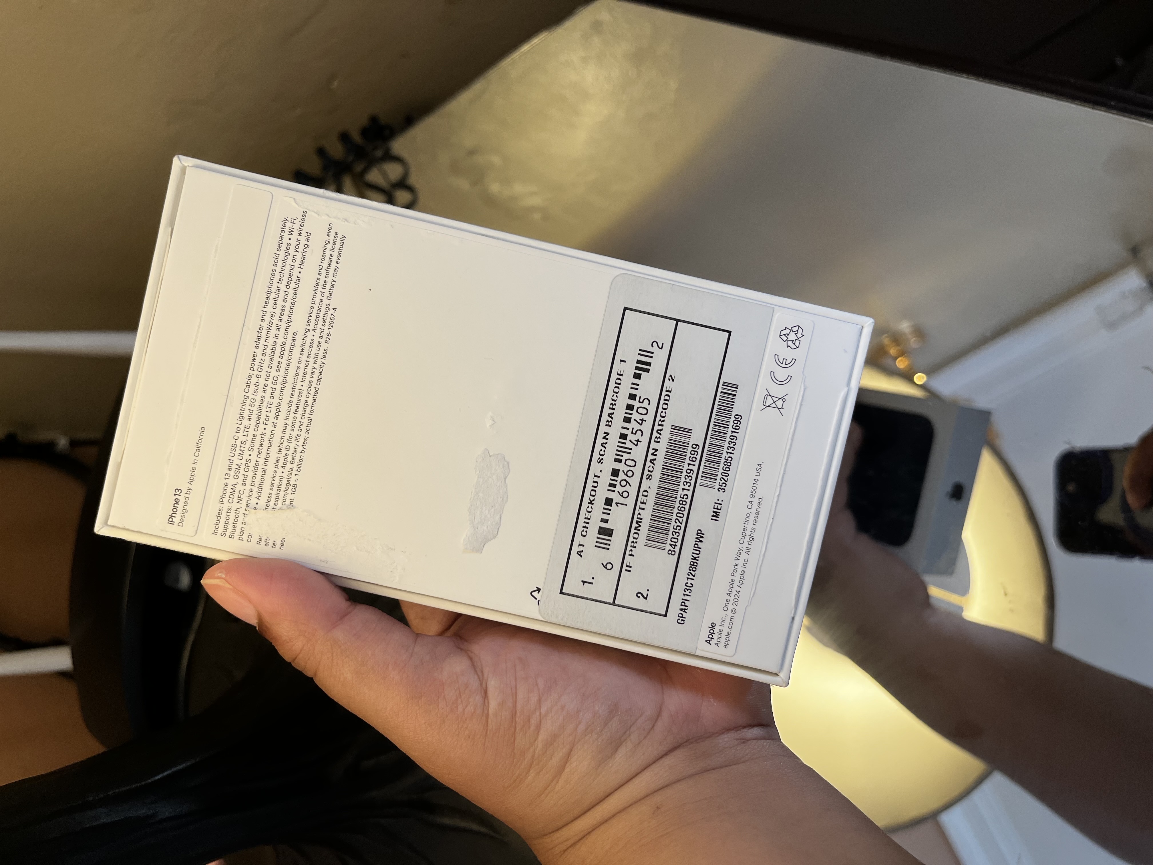 celulares y tabletas - IPHONE 13 Bloqueado abierto hace 10 días comprado en la Florida 3