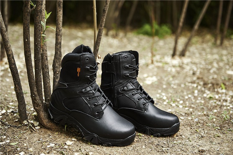 zapatos para hombre - Botas de Piel resistente Impermeable de Seguridad Trabajo 4