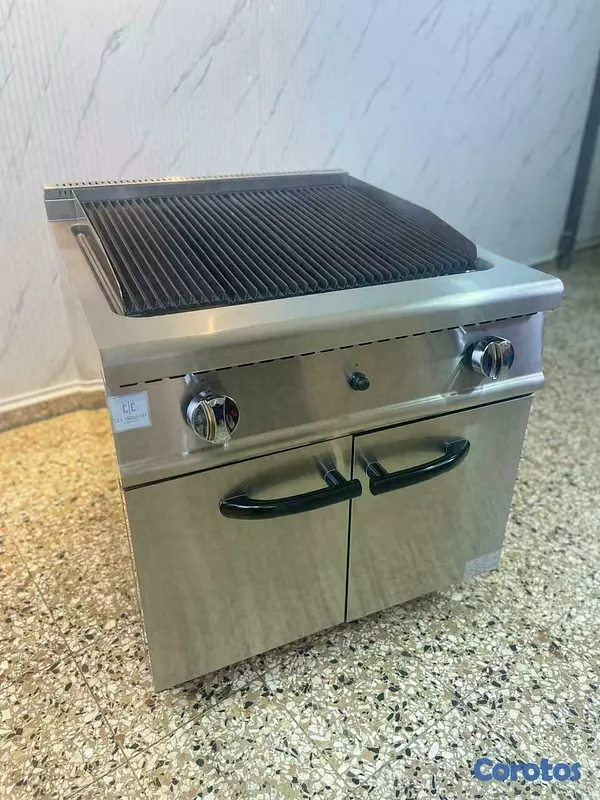 equipos profesionales - Estufa parrilla grill de gas parrillada carnes 10