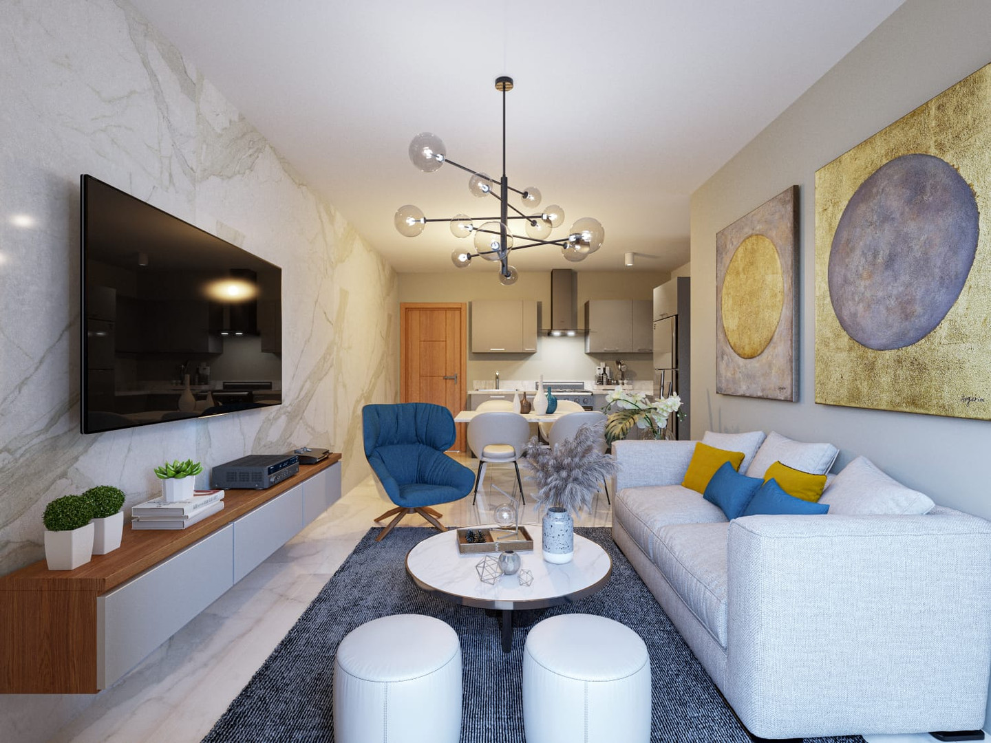 apartamentos - Apartamentos 2Hab Inteligentes Airbnb Friendly c/Area Social y Piscina en Bavaro 8