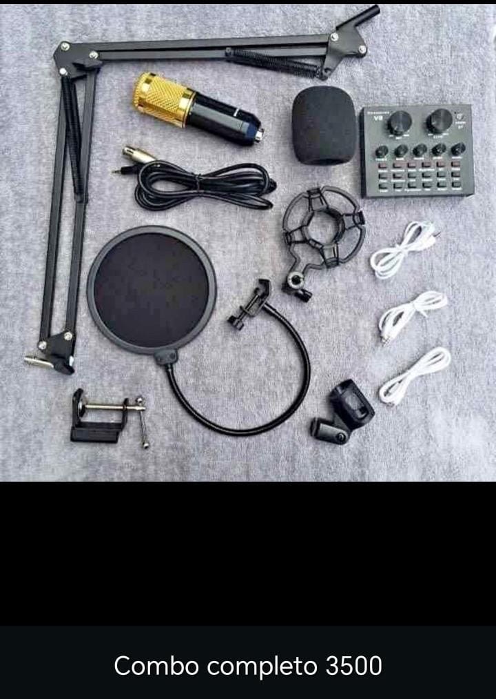 otros electronicos - COMBO DE MICRÓFONO CONPLETO !! súper oferta por pocos días!! 0