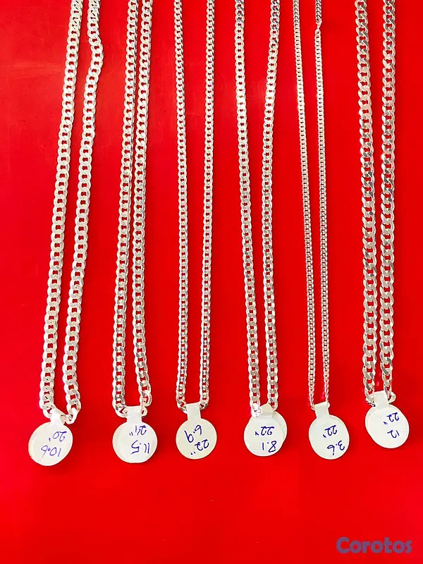 joyas, relojes y accesorios - Cadena Cón medalla de plata 2