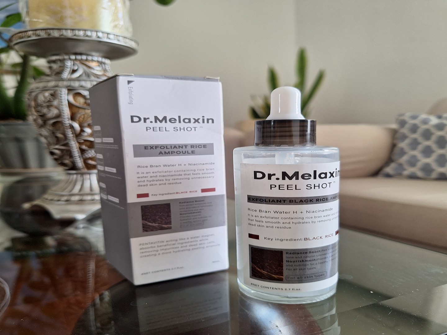 salud y belleza - Exfoliante a base de Niacinamida, arroz y ácido hialuronico 80 ml 2