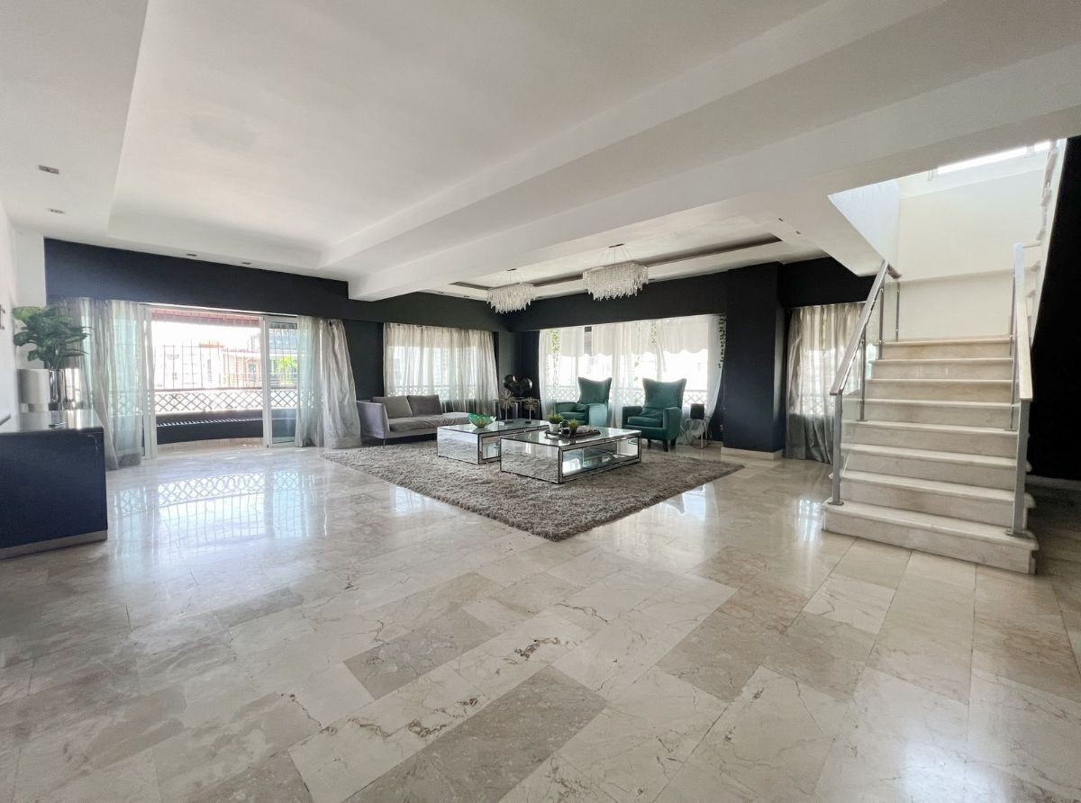 penthouses - Naco, Penthouse Amueblado Con Genial Vista De 180.