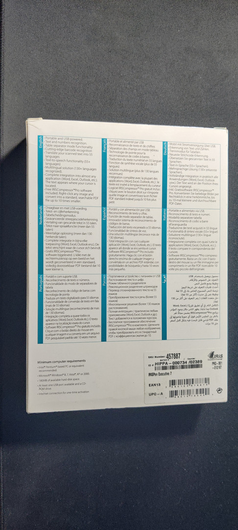 impresoras y scanners - Escáner de texto IRISPen Executive 7 4