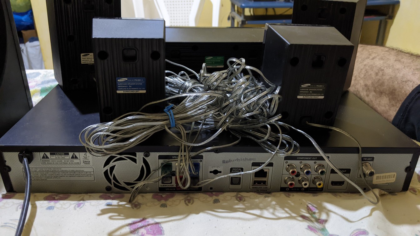 camaras y audio - Samsung Home Theater System Blu-ray 4