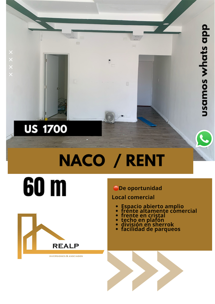 oficinas y locales comerciales - Local en Naco primer nivel 0