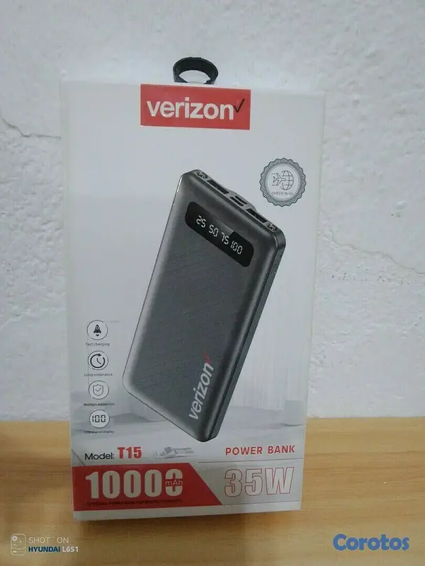 otros electronicos - Power bank verizon -T15 4