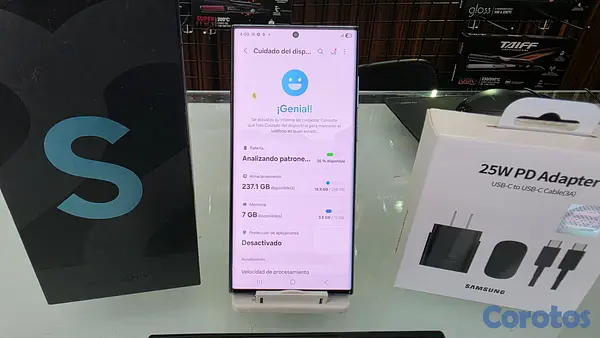 celulares y tabletas - Samsung Galaxy S22 Ultra 256GB 12GB Ram Verde en s 2