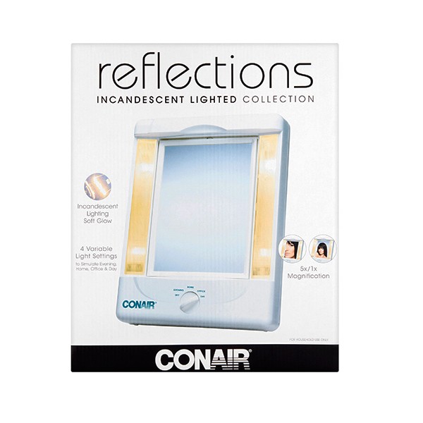 Espejo de maquillaje con luz Conair