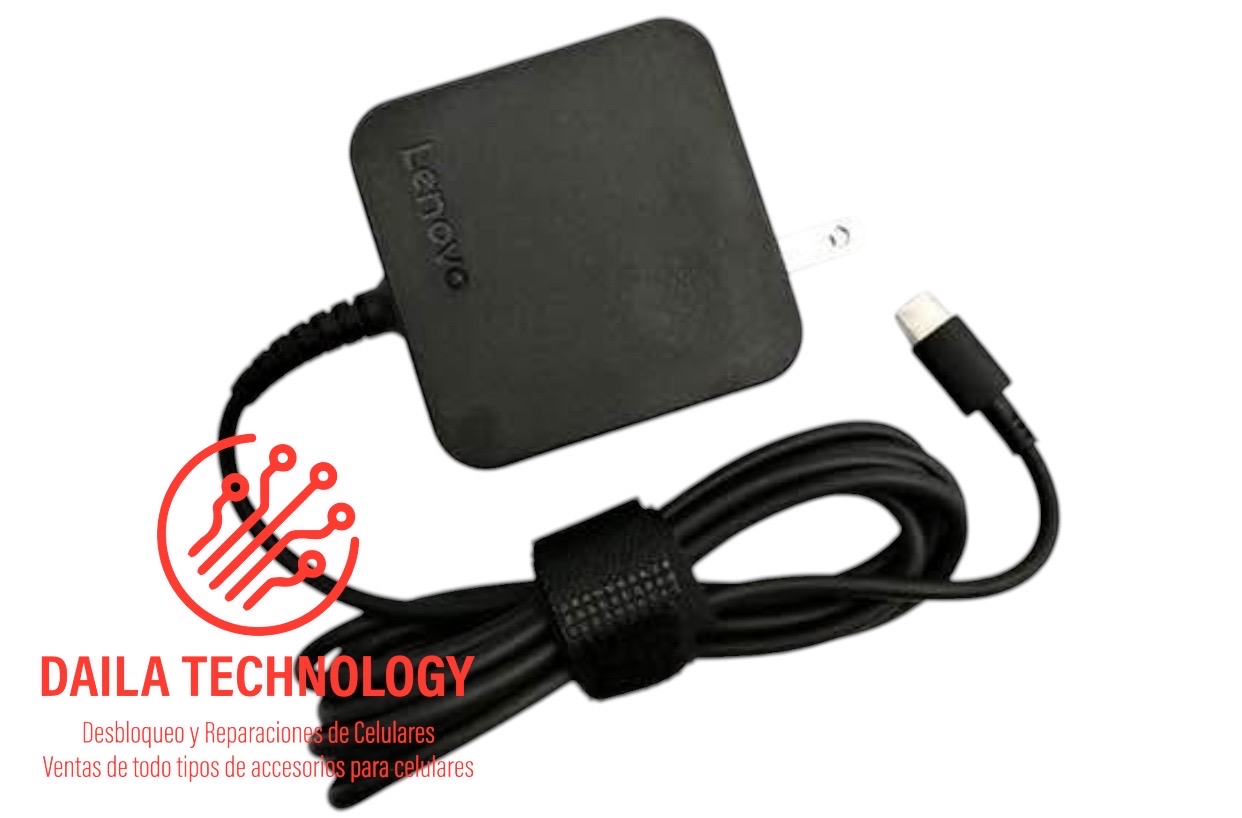 celulares y tabletas - Disponible cargador para lapto Lenovo tipo c  0