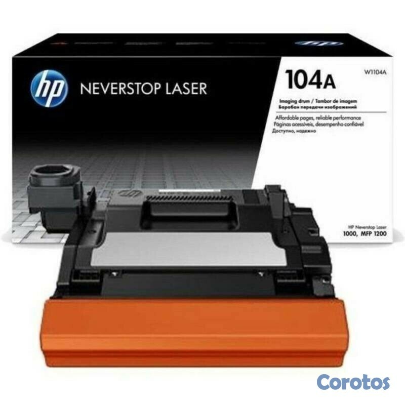 impresoras y scanners - ONER HP 104A - W1104A - TAMBOR DE IMAGEN - NEGRO - 20,000 PAGINAS  1