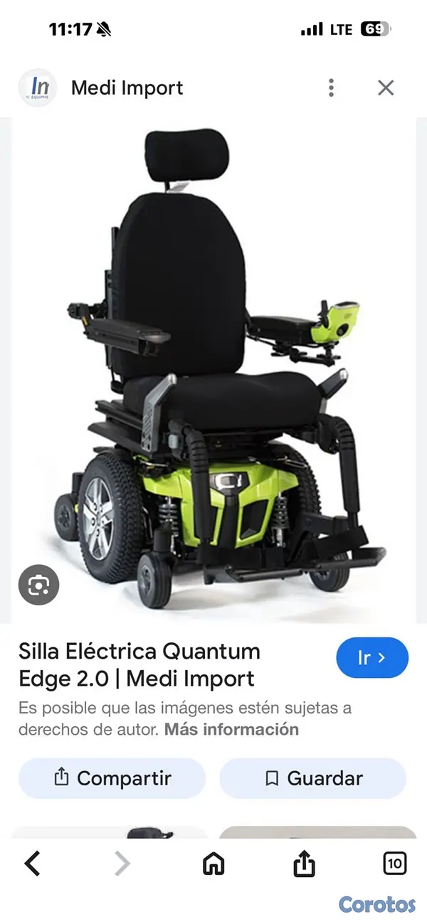 Salud y Equipamiento Médico - silla de ruedas nueva sin caja importada de los Estados Unidos.  4
