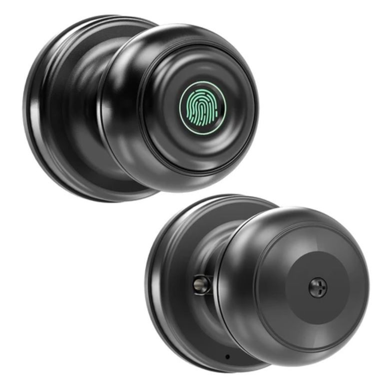 otros electronicos - Cerradura Inteligente De Perilla Con Huella Digital App JH-K01 1