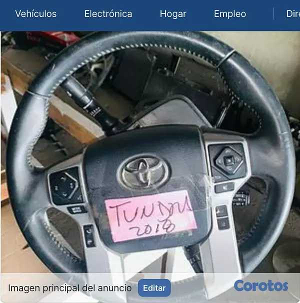repuestos - 🔥🚗 ¡TIMÓN COMPLETO PARA TOYOTA TUNDRA 2018 DISPONIBLE! 🚗🔥 2