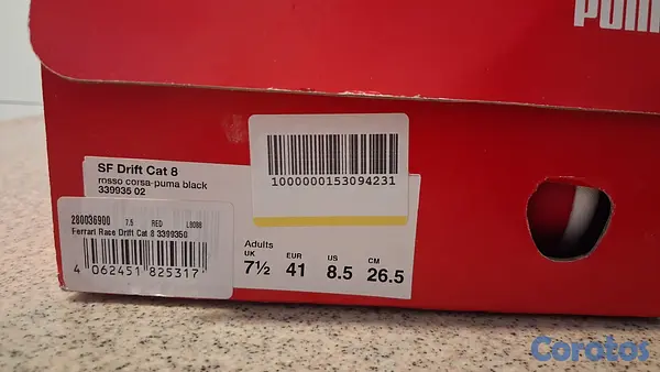 zapatos unisex - Puma Scuderia Ferrari Drift Cat 8 - Rosso Corsa (N 2