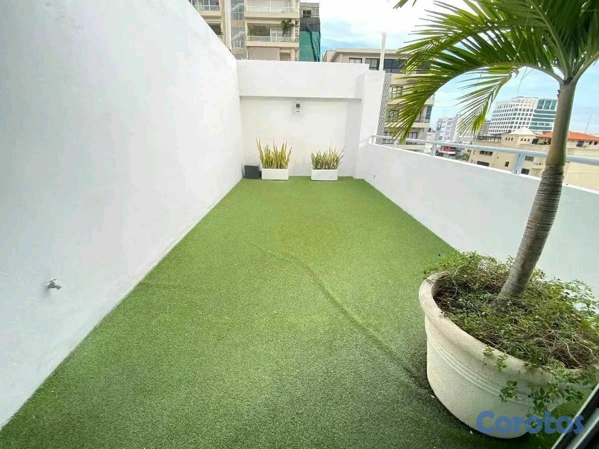 apartamentos - Apartamento amueblado en alquiler- Piantini  2