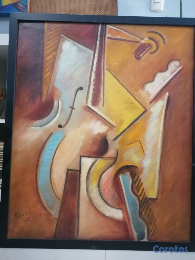 arte y antigüedades - Obra de arte Roberto Flores.  2