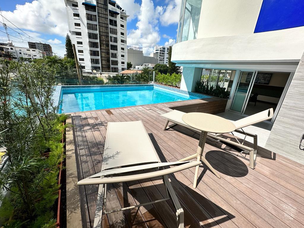 apartamentos - Apartamento en Venta en Piantini de 1 Habitacion con vista