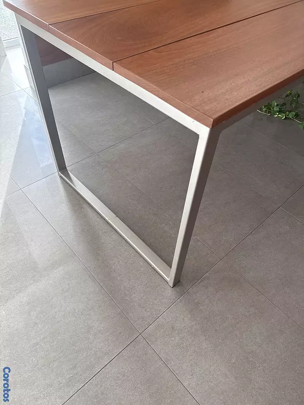 muebles y colchones - Mesa Ideal para Exterior en Roble 2