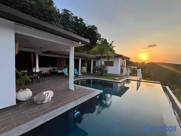 casas vacacionales y villas - Las Terrenas - Samaná, Villa de 3 habitaciones amueblada con espectacular vista 2