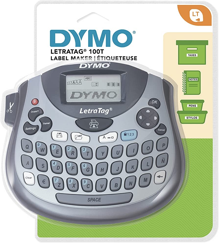 impresoras y scanners - DYMO LetraTag LT-100T Etiquetadora | Impresora de etiquetas portátil con teclado 0