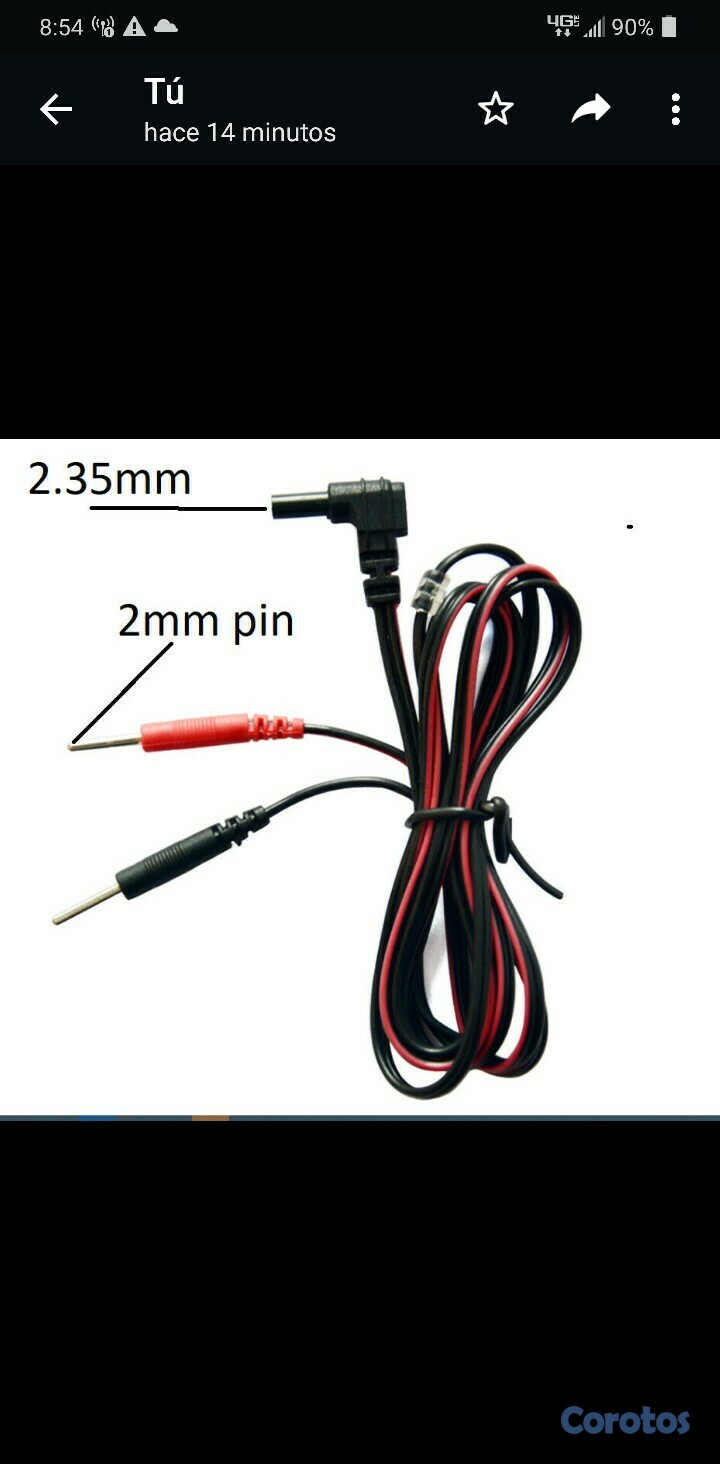 otros electronicos - Tens,cables para tens nuevos 2