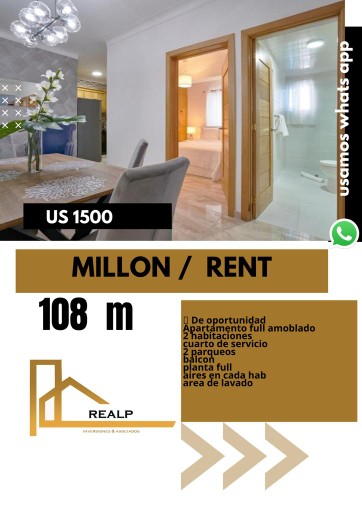 apartamentos - Apartamento full amoblado moderno