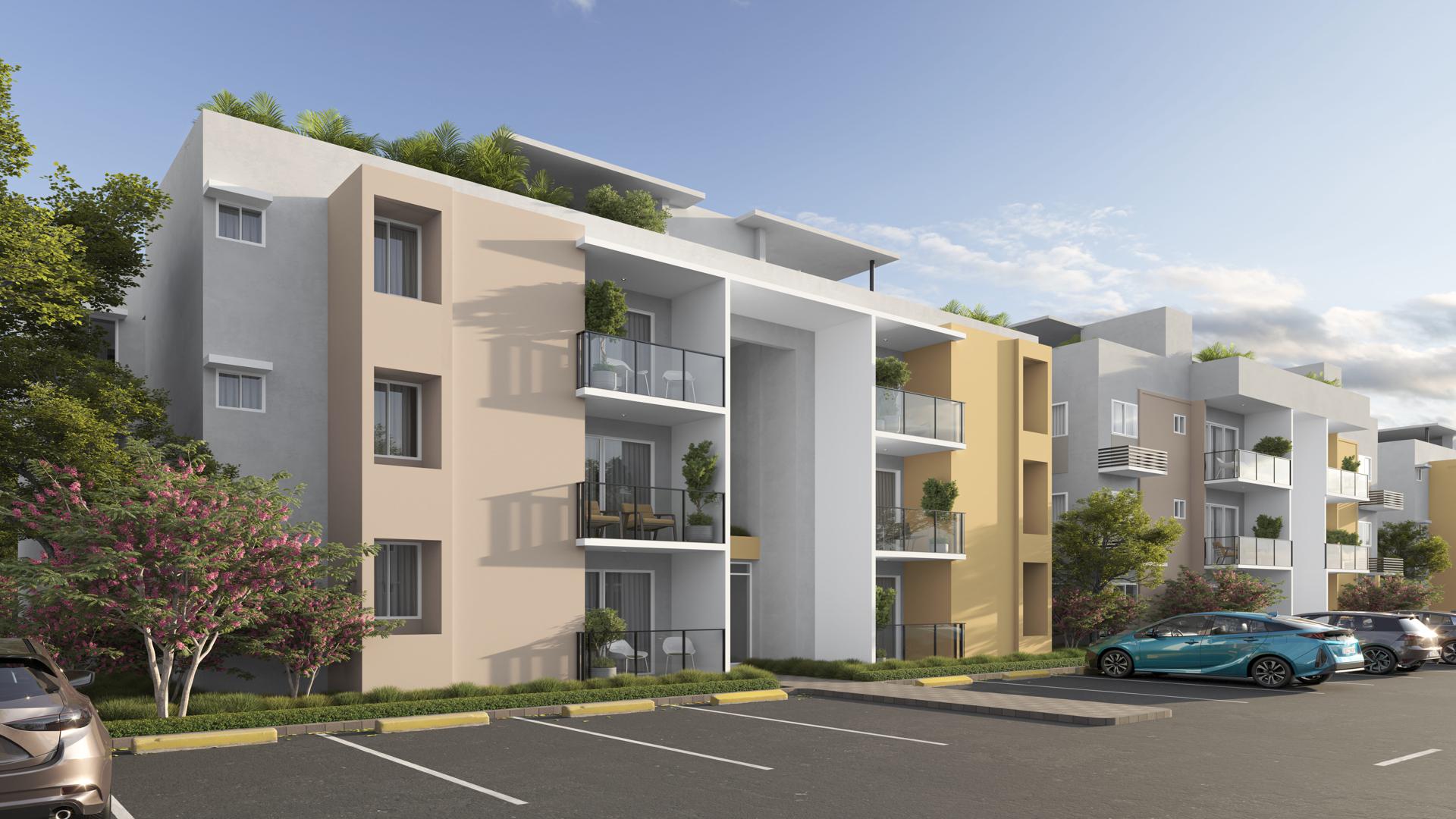 apartamentos - Proyecto económico en Bávaro, Punta Cana, con apartamentos de 2 y 3 habitaciones