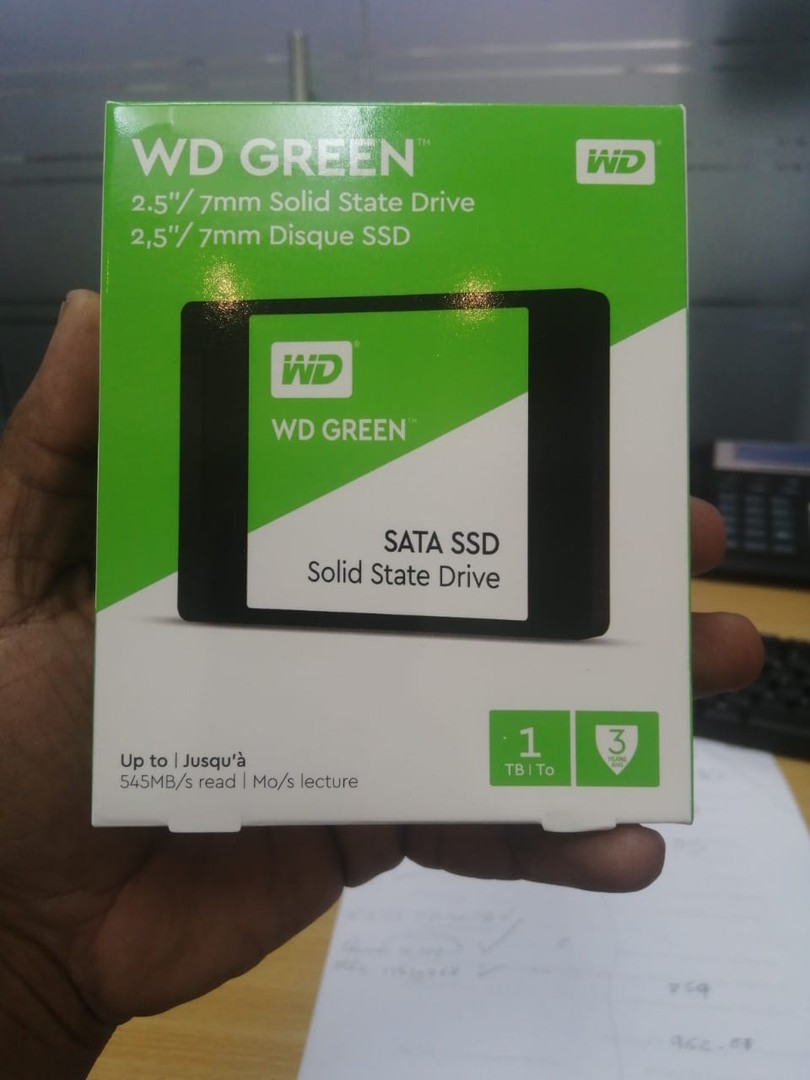 DISCO SOLIDO SSD 1000GB SATA III 6GB/S WD GREEN $6,800