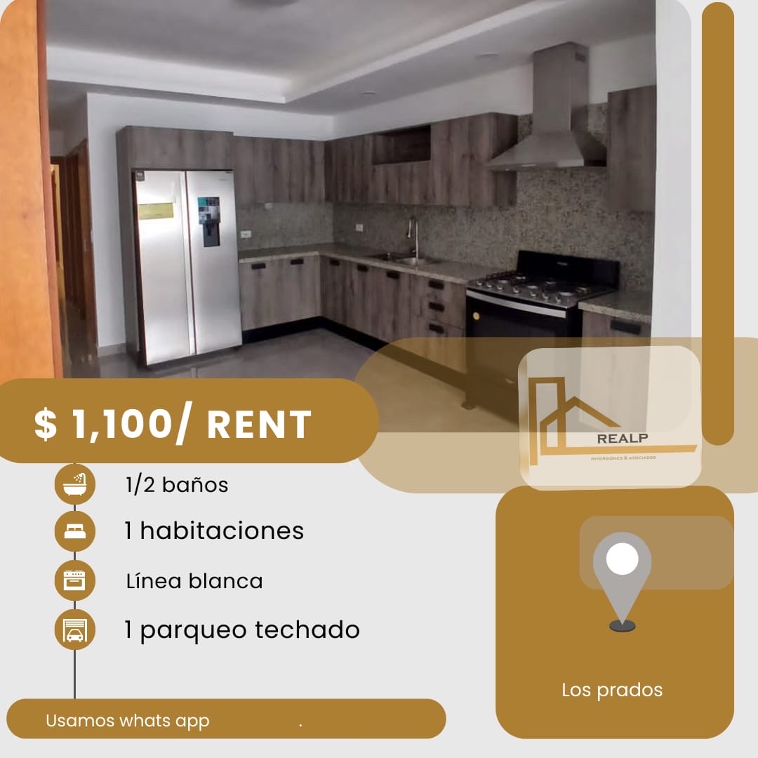 apartamentos - hermoso apartamento en zona céntrica los prados  0