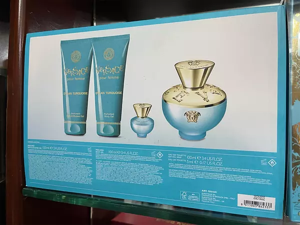 salud y belleza - Set perfume Versace Dylan Turquoise. Original. AL POR MAYOR Y AL DETALLE 