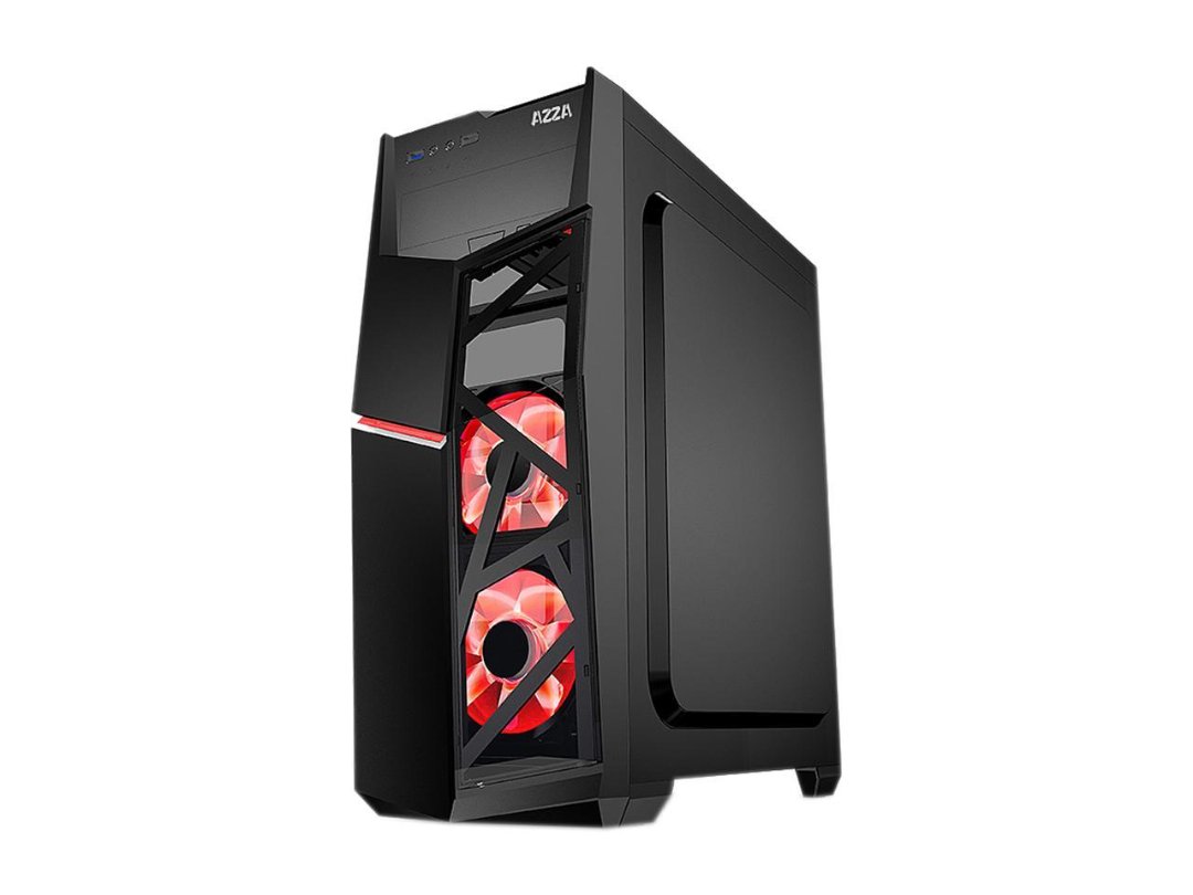 computadoras y laptops - Case Gaming Azza Golem 221 midtower Nuevos y sellado