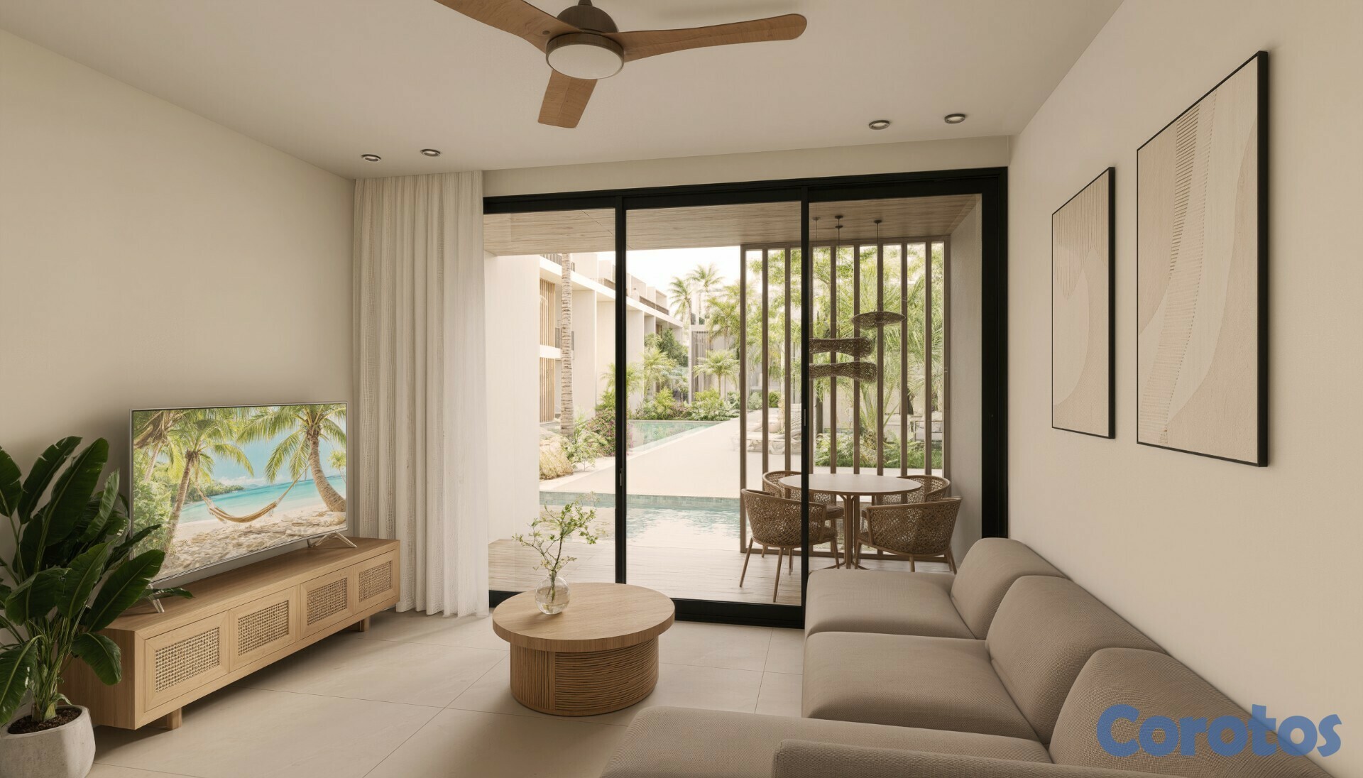 apartamentos - Vendo apartamento Edén Garden dentro del Residenci 1