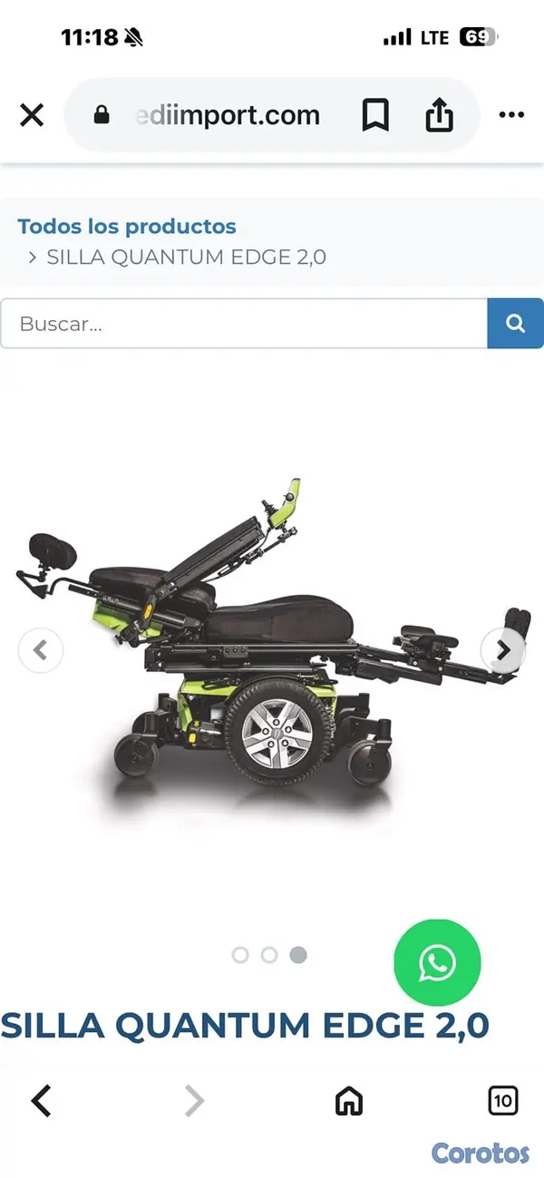 Salud y Equipamiento Médico - silla de ruedas nueva sin caja importada de los Estados Unidos.  8