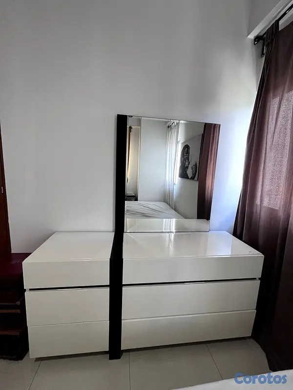 muebles y colchones - OFERTA – Cama + Gavetero con espejo moderno en exc 2