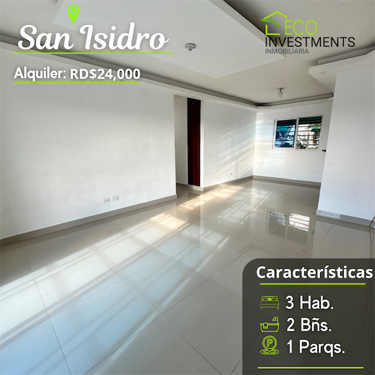 apartamentos - 📍Alquilo Apartamento en San Isidro 0