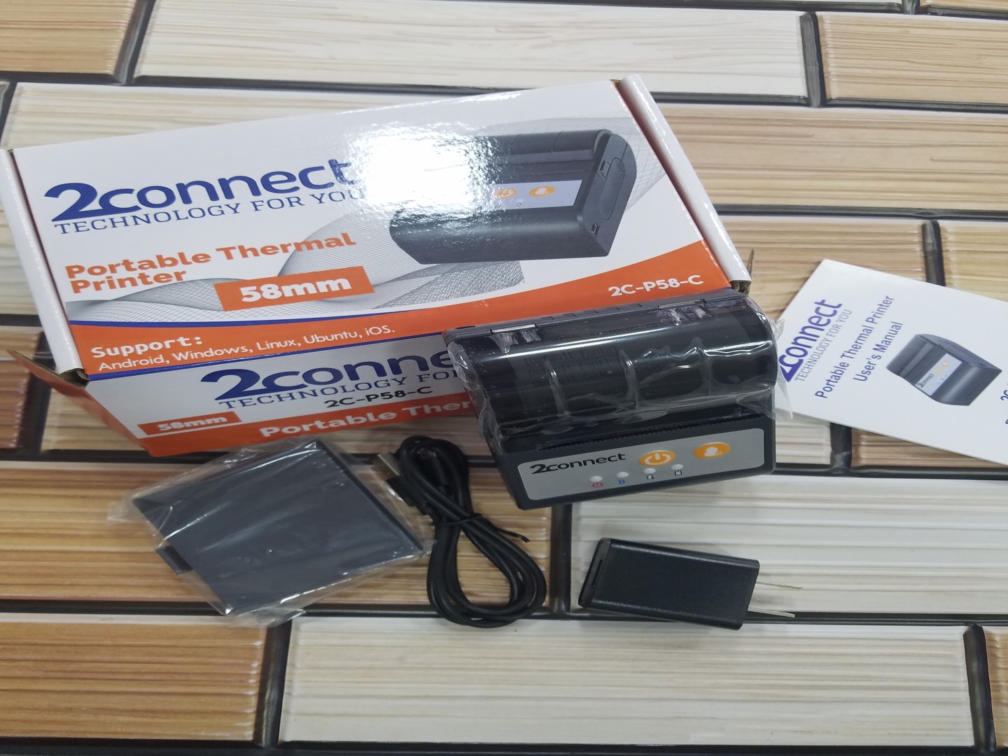 impresoras y scanners - Impresora termica bluetooth y USB de 58mm 2 connect  2