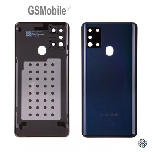 celulares y tabletas - Tapa Negra trasera Samsung A21s Galaxy.